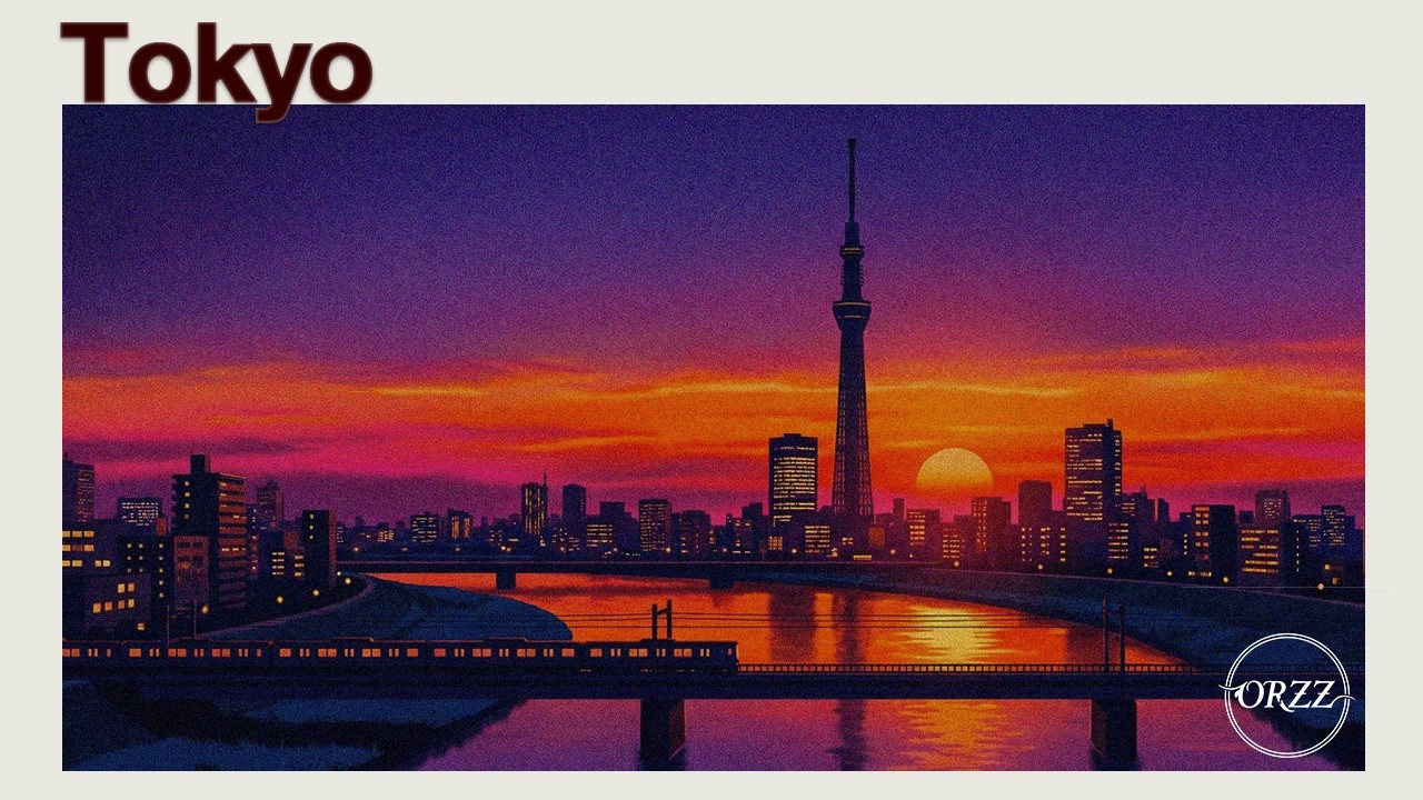 Jazz House Mix 2026 | orzz. (Tokyo Riverfront Skyline) Elegant Sunset Grooves
