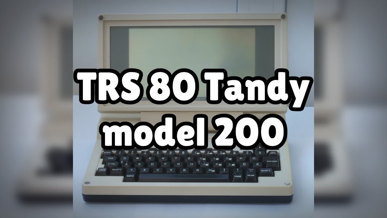 Photos of the TRS 80 Tandy model 200 | Not A Review!