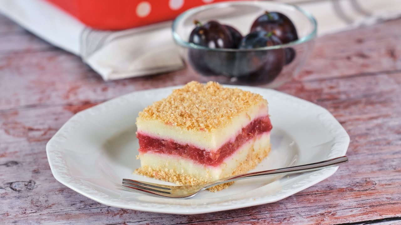Сливовый пирог, который по вкусу напоминает пельмени. Oбязательно для всех любителей сливы