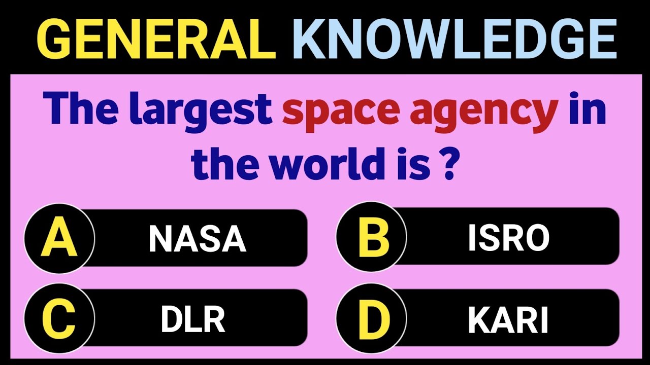 General Knowledge About Important Space Agencies | General Knowledge Quiz