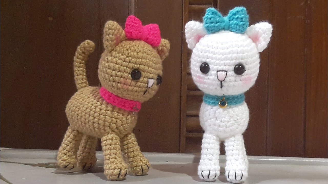Gatito AMIGURUMI. Parte 1 🐈💖. Tutorial. (cabeza)