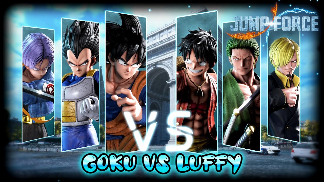 Gameplay Goku Vs Luffy - Jump Force