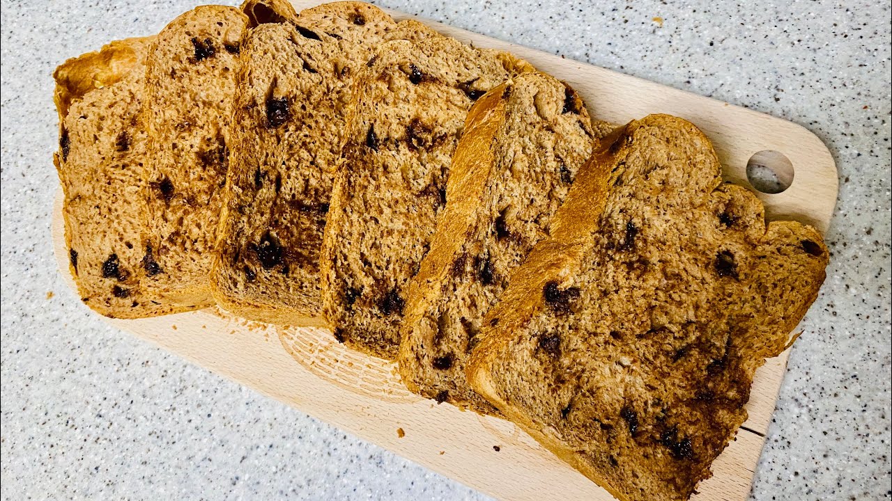 可可巧克力豆吐司麵包/麵包機/國際牌Panasonic SD-BMT1000T/輕鬆做麵包/雙重巧克力風味