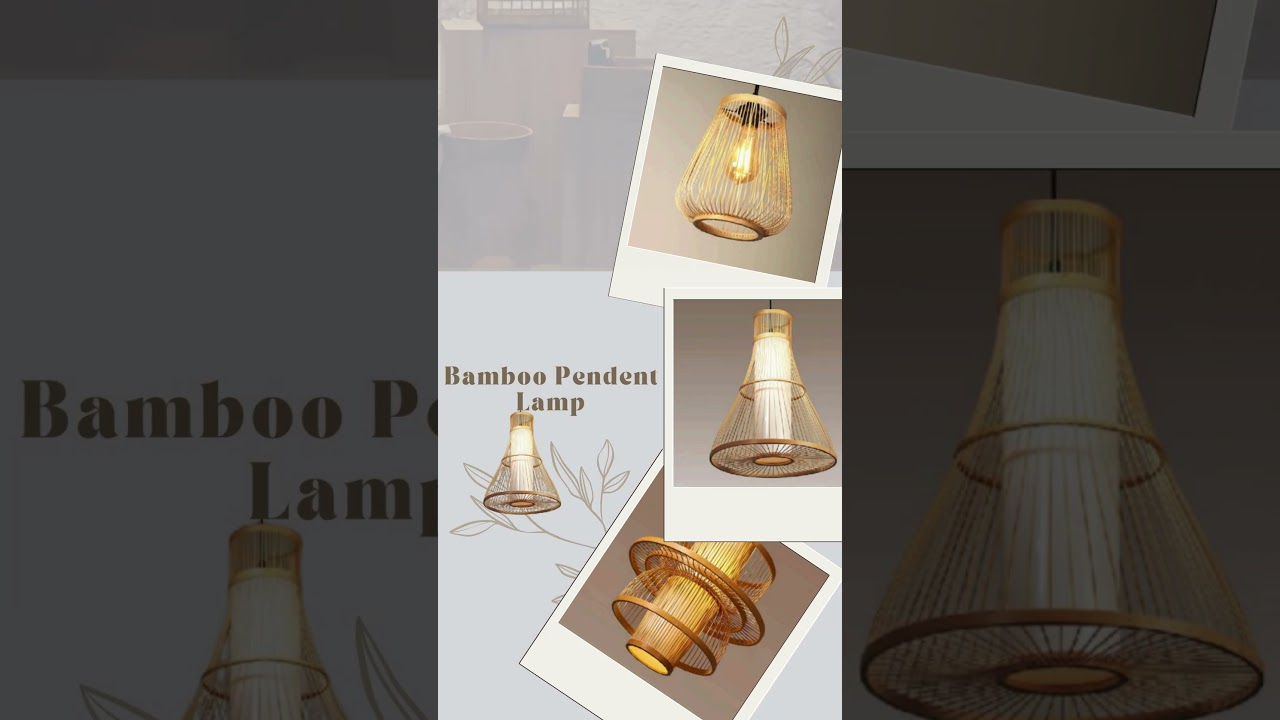 🌿 Cozy Sanctuary Vibes &ndash; Bamboo Lamps, Rattan Chairs & Handwoven Baskets | Natural Home Decor ✨🏡