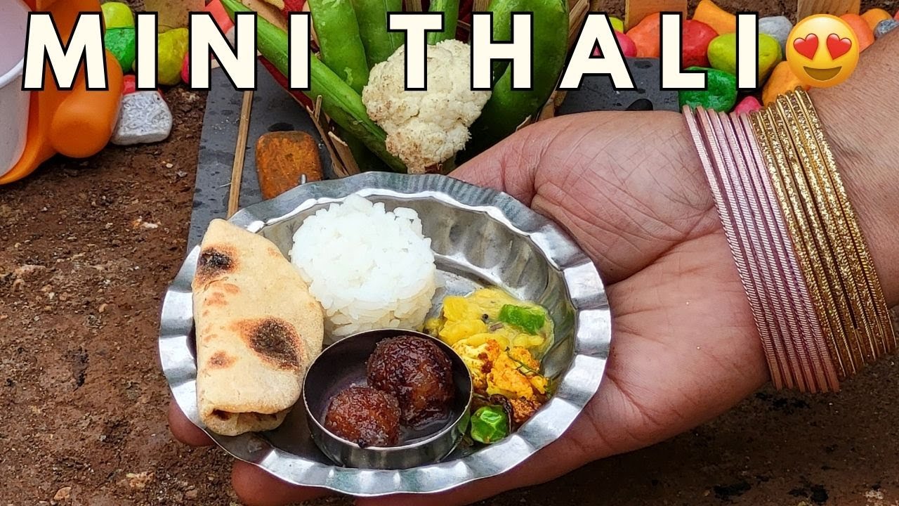Miniature Indian Veg Thali 😍 | Tiny Cooking ASMR | Mini Food | World’s Smallest Thali I
