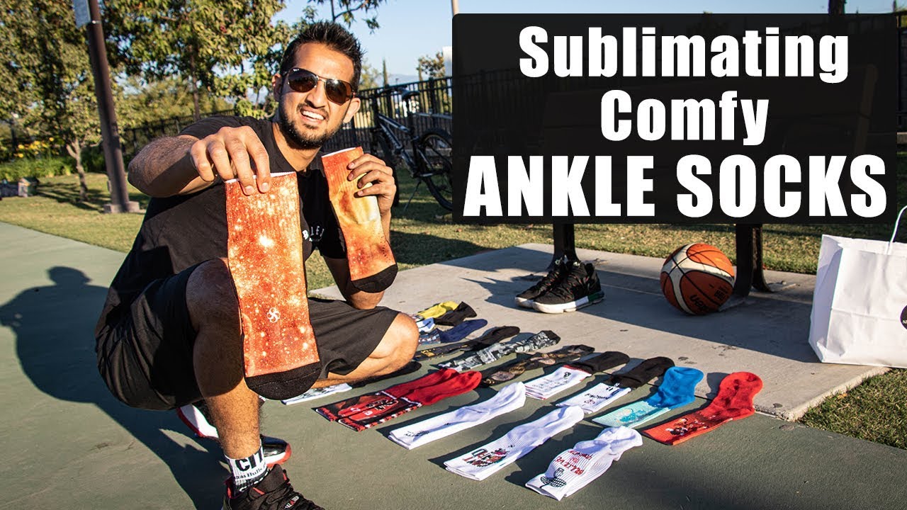 How to make COMFY Sublimated ankle socks - Streetwear vs Athletic