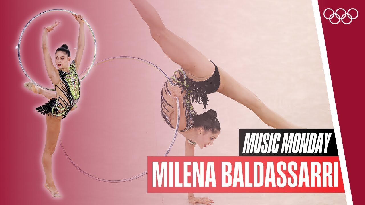 🇮🇹Italy's Milena Baldassarri's Hoop Performance at Tokyo 2020