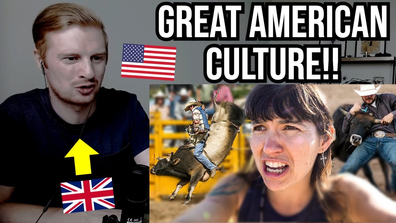 Reaction To European Reacts to Her FIRST American RODEO