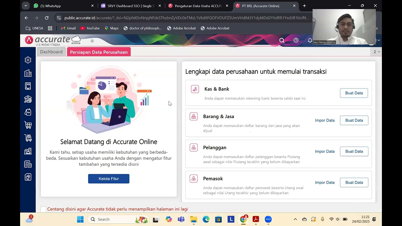 Tutorial Set Up Awal Perusahaan Dagang Pada Accurate Online