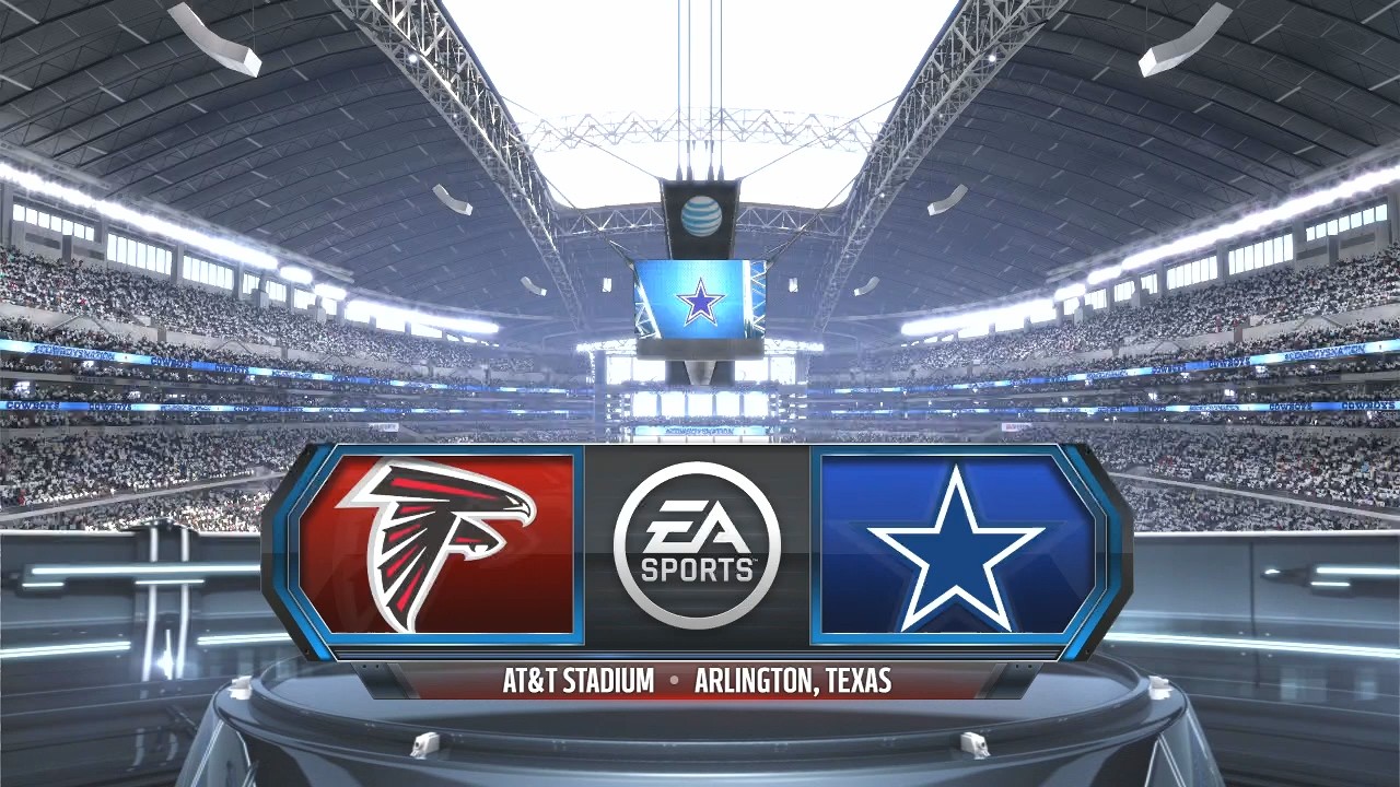 Madden NFL 16 - Atlanta Falcons (1-1) Vs Dallas Cowboys (1-1) Simulation Week 3 Full Gameplay