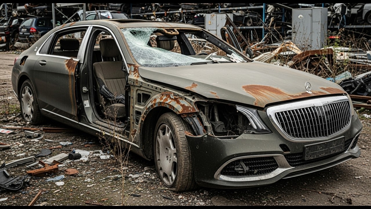 Rebuilding a CRUSHED $200,000+ Mercedes-Maybach S 480 | Insane Restoration!