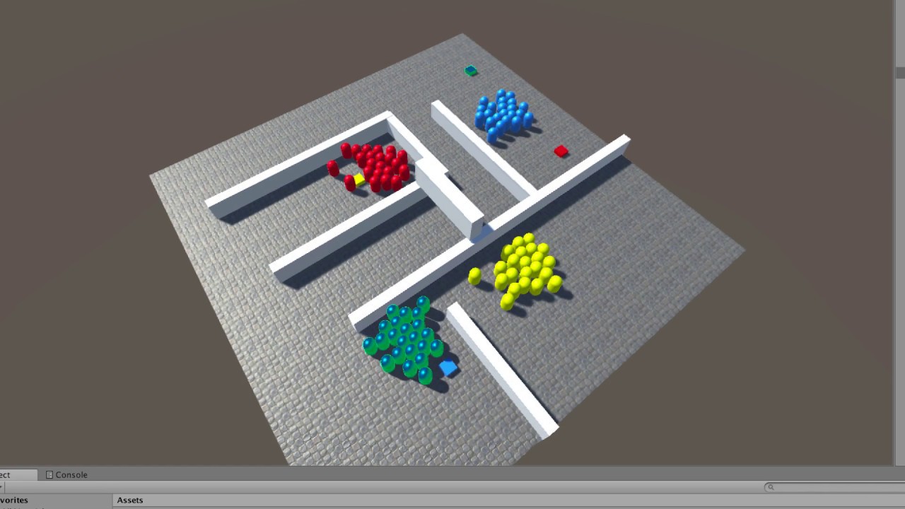 Crowd Behaviours on a Dynamic Navmesh in Unity Part 1