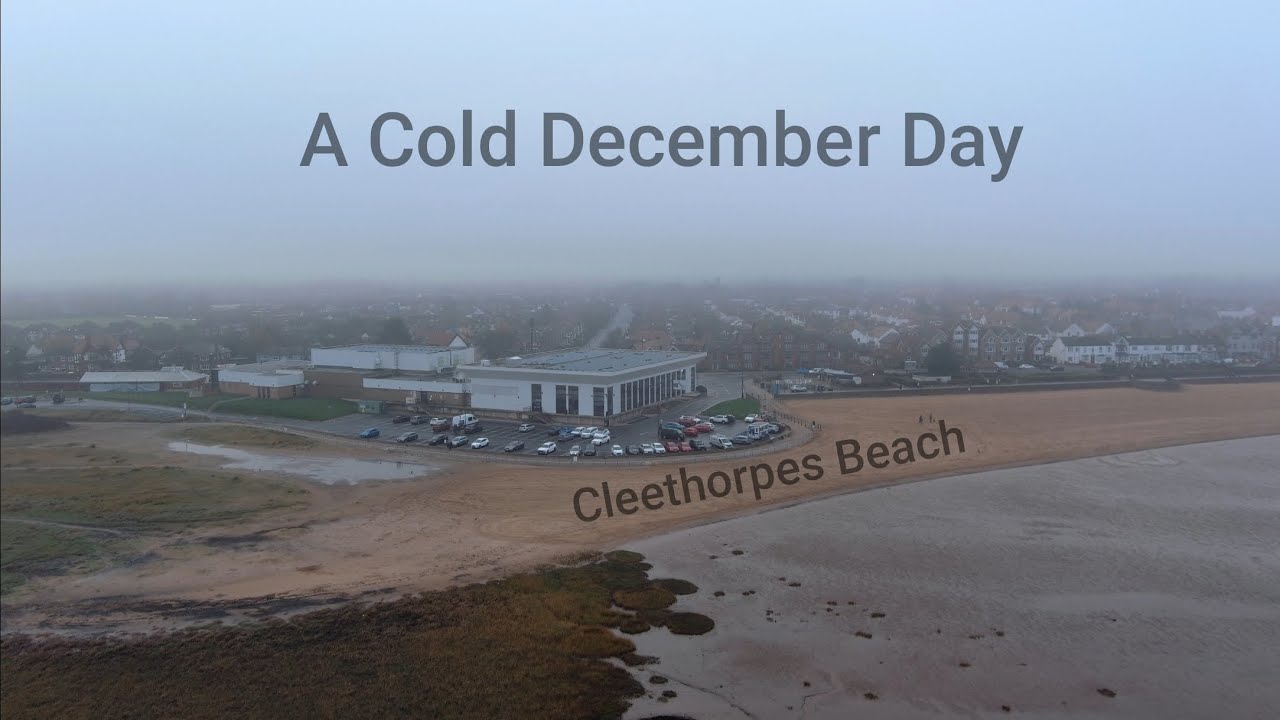 A Cold Misty Cleethorpes Beach.....