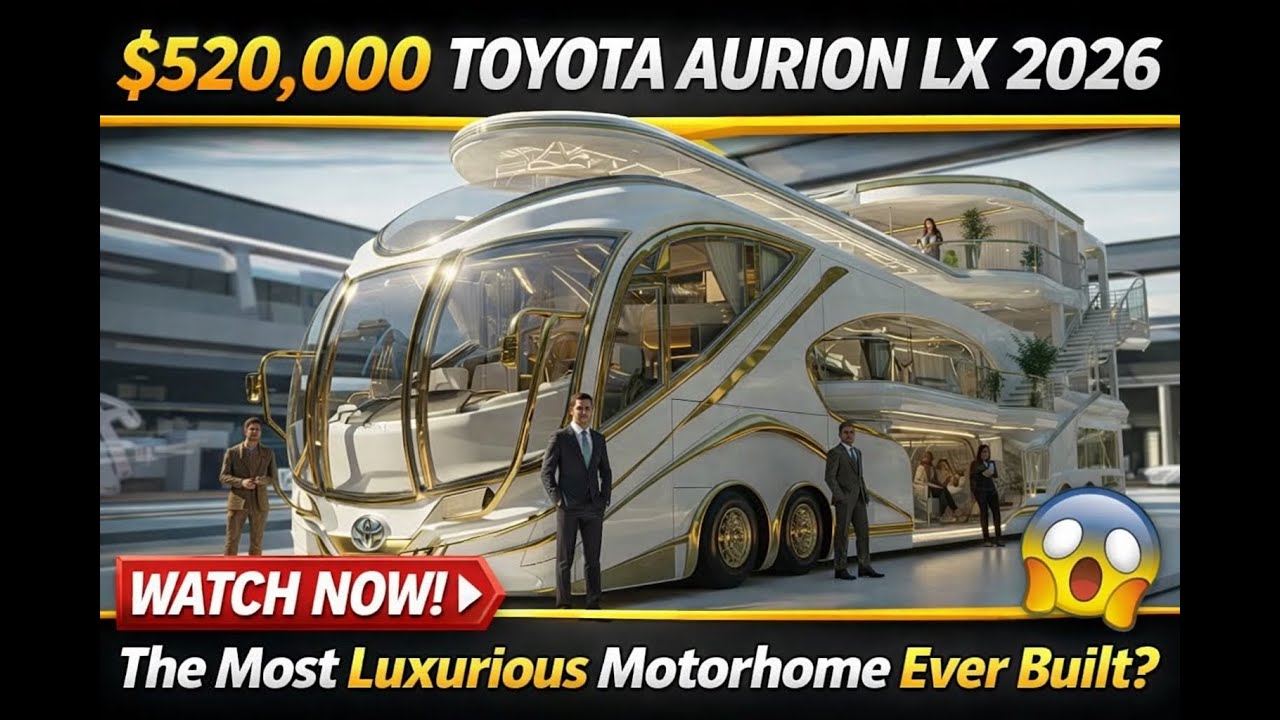 $520,000 Toyota AURION LX 2026: The Most Luxurious Motorhome Ever Built?