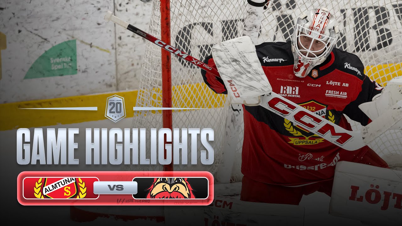 Almtuna vs. Nybro Vikings | Highlights 14/11