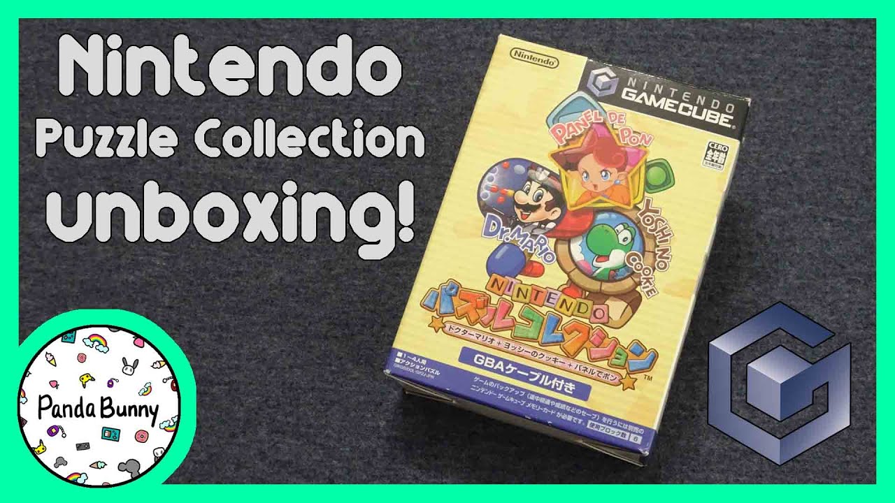 Nintendo Puzzle Collection GAMECUBE Game Unboxing! | PandaBunny