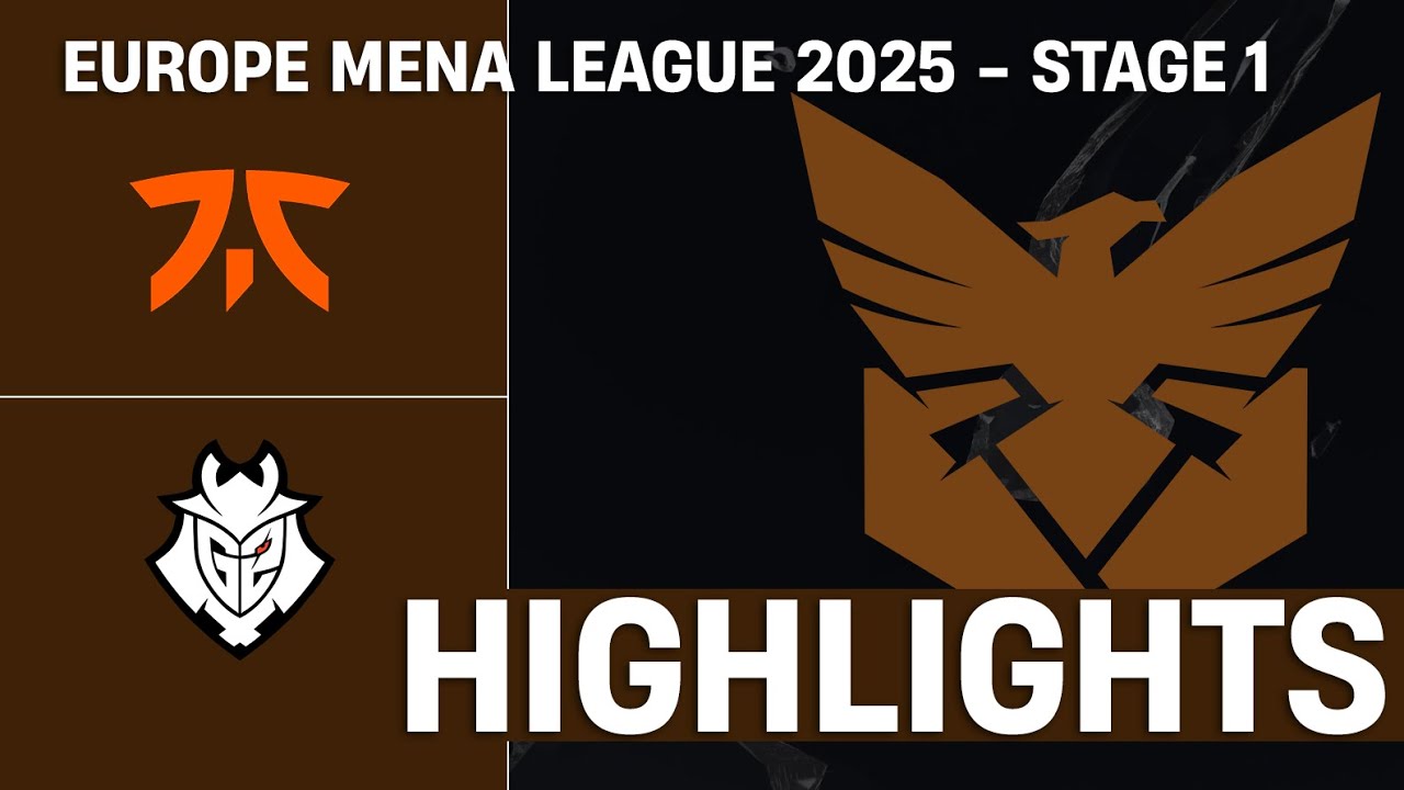 [HIGHLIGHTS] Fnatic vs G2 Esports | Europe MENA League 2025 - Stage 1