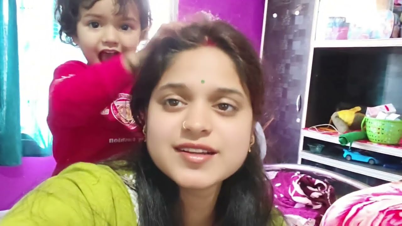 Beti ka pyaar ❤️ Aanvi ne aaj mummy ke baalon me tel lagaya | Daily Vlog