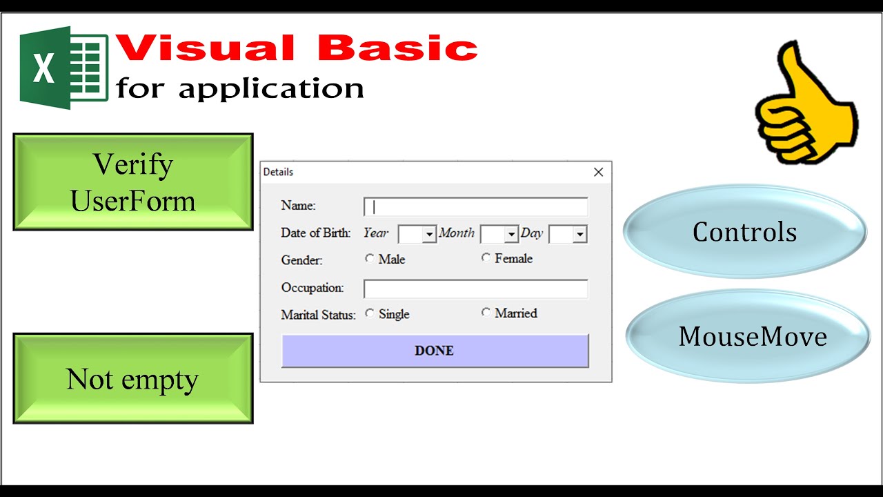Excel VBA - Verify UserForm not empty before run