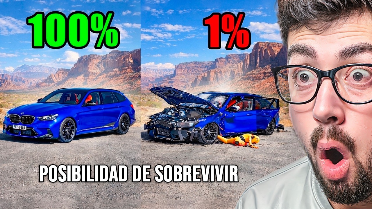 ¿CUAL ES LA PROBABILIDAD DE SOBREVIVIR? 😱 | BeamNG Drive
