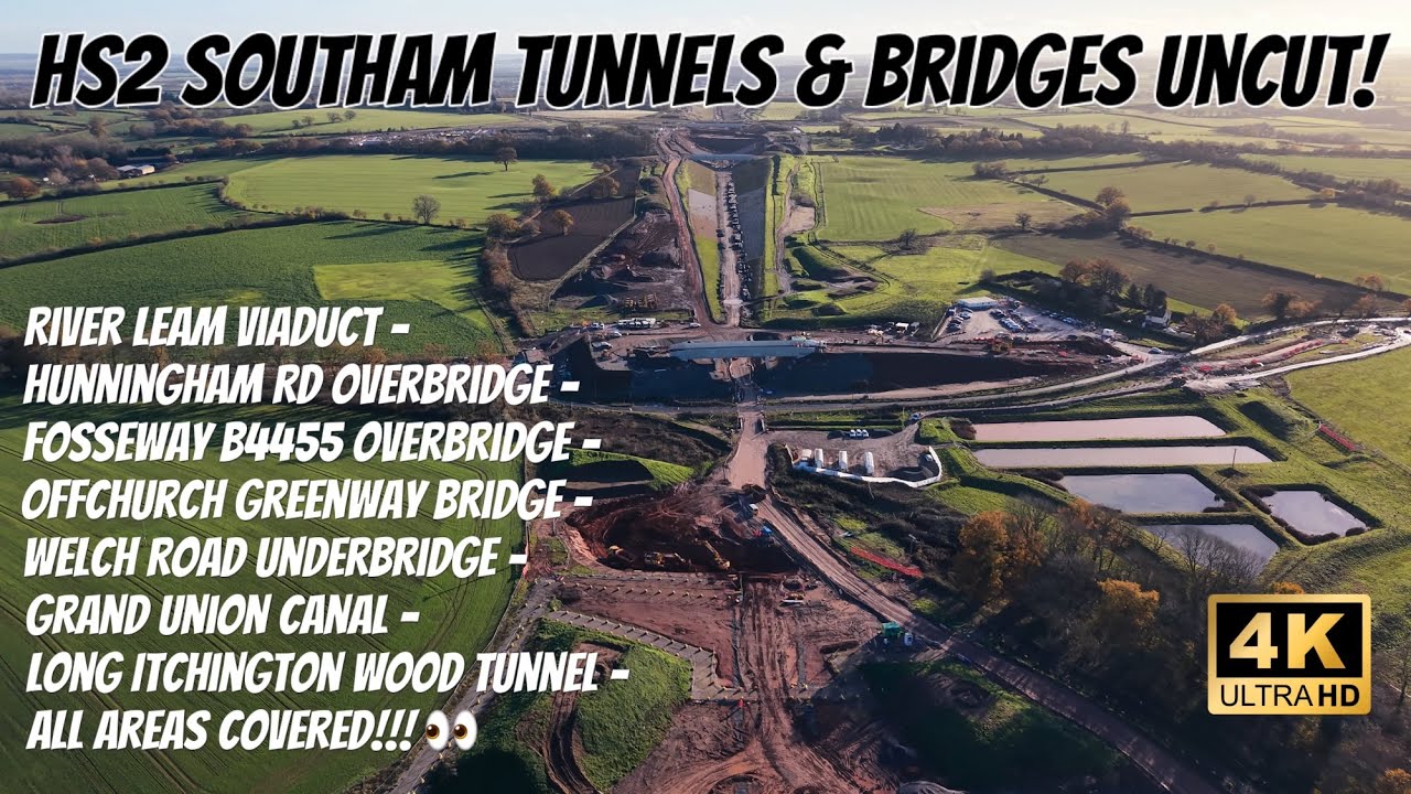 NEW HS2 Southam Tunnels & Bridges Big Progress Update December 2025 Uncut! 👀