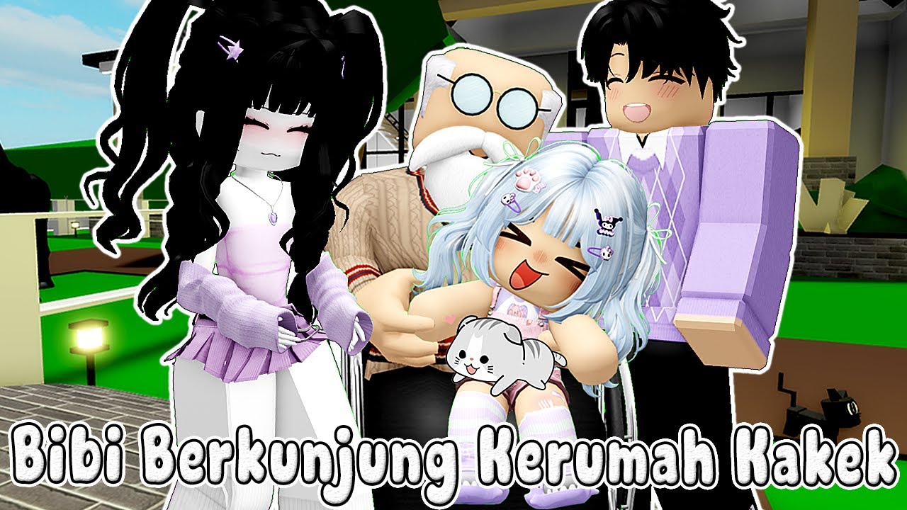 BIBI PERGI KE RUMAH KAKEK BUYUT DI DESA, KAKEK PUNYA BANYAK HEWAN || BROOKHAVEN RP🏡 ROBLOX INDONESIA