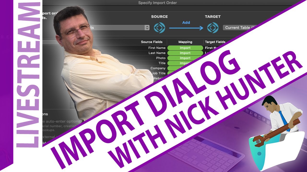 Import Dialog in FileMaker - Nick Hunter