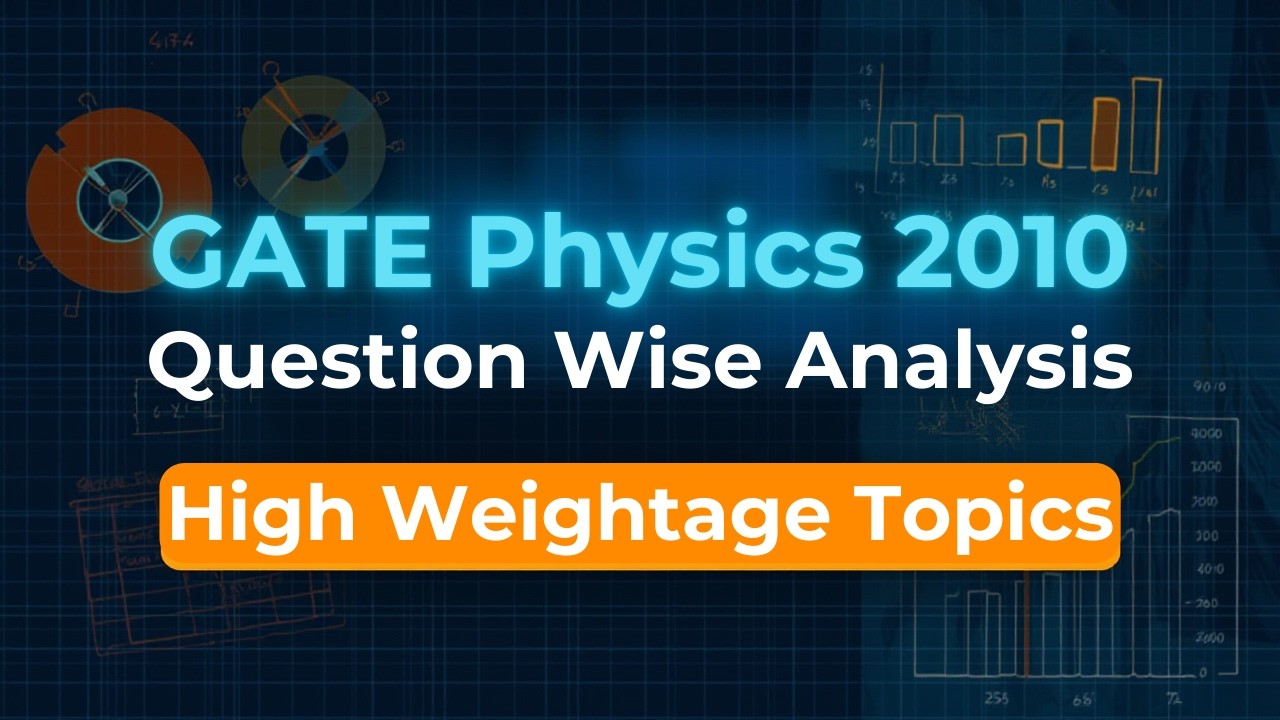 GATE Physics 2010 Topic Wise Analysis 🔥 High Weightage Topics | Last 2 Days Revision 