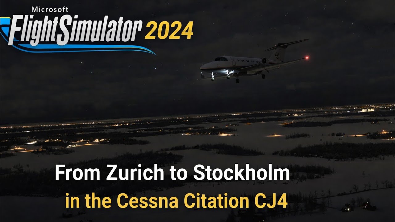 MSFS2024 - Career Flight in the Cessna Citation CJ4