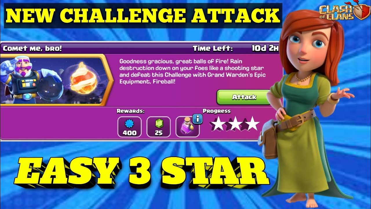 New challenge attack  Сомет ме, BRO! complete ||Clash Of Clans||  #clashofclans #coc #eventattack