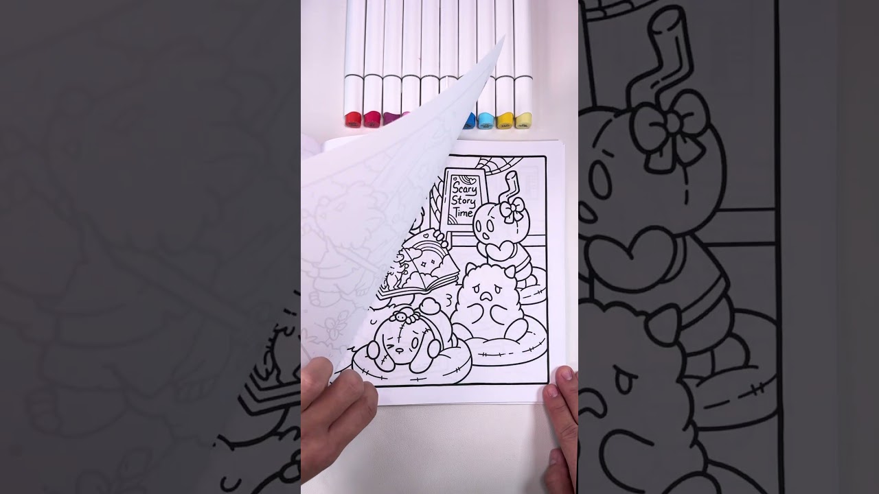 👻📖 Spooky Life Flip Through | Spooky Life Coloring Book by Jade Summer
