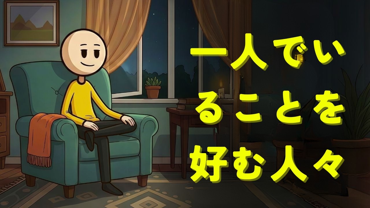 一人でいることを好む人々の心理