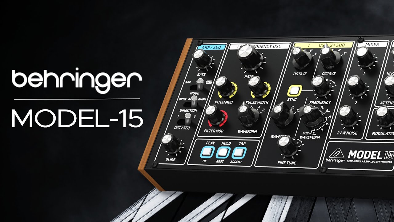 Behringer Model 15 Sound Demo (no talking): 14 Presets for Melodic Techno and Ambient