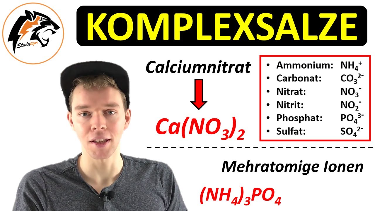 Komplexsalze & Mehratomige Ionen | (Schreibweise)