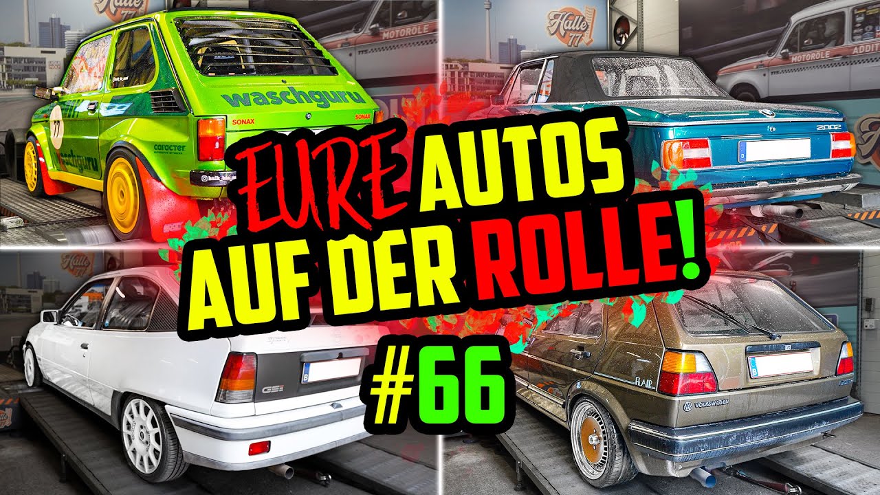 Das DUELL der 90er! - Prüfstandstag Halle77 - MARCO nimmt EURE Autos ran!