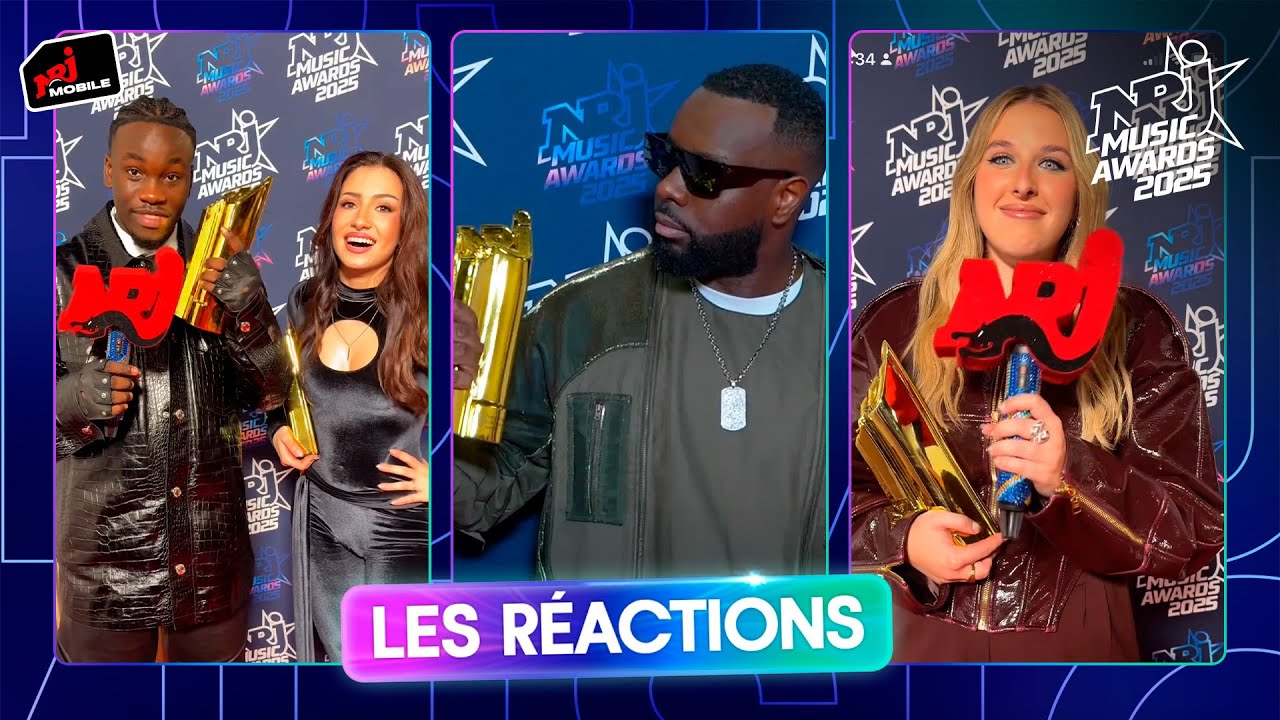 Les gagnants des NRJ Music Awards 2025 réagissent à leur victoire