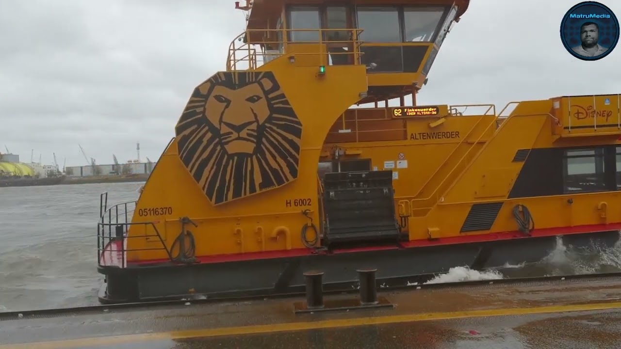 Hamburg Landungsbrücken 17.02.2022 - Nach Orkantief