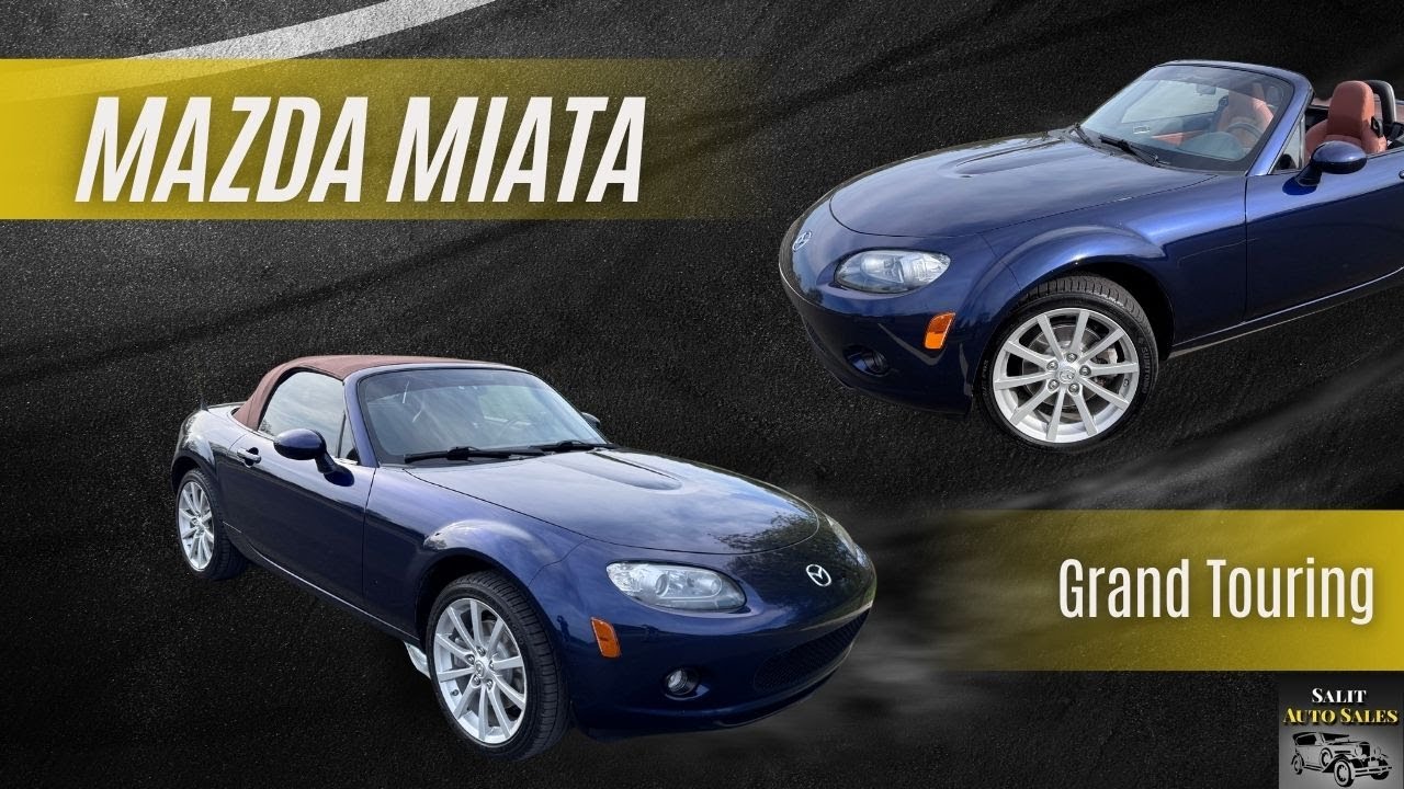 Low Miles | 2008 Mazda Miata Grand Touring | 27,000 miles