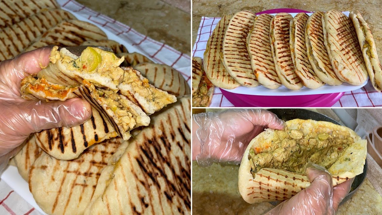 خبز البالون../ خفيف ريشة ناجح من أول مرة بحشو رهييب فالبنة ما يتشبعش الوصفة لي رايحة تولي إدماان