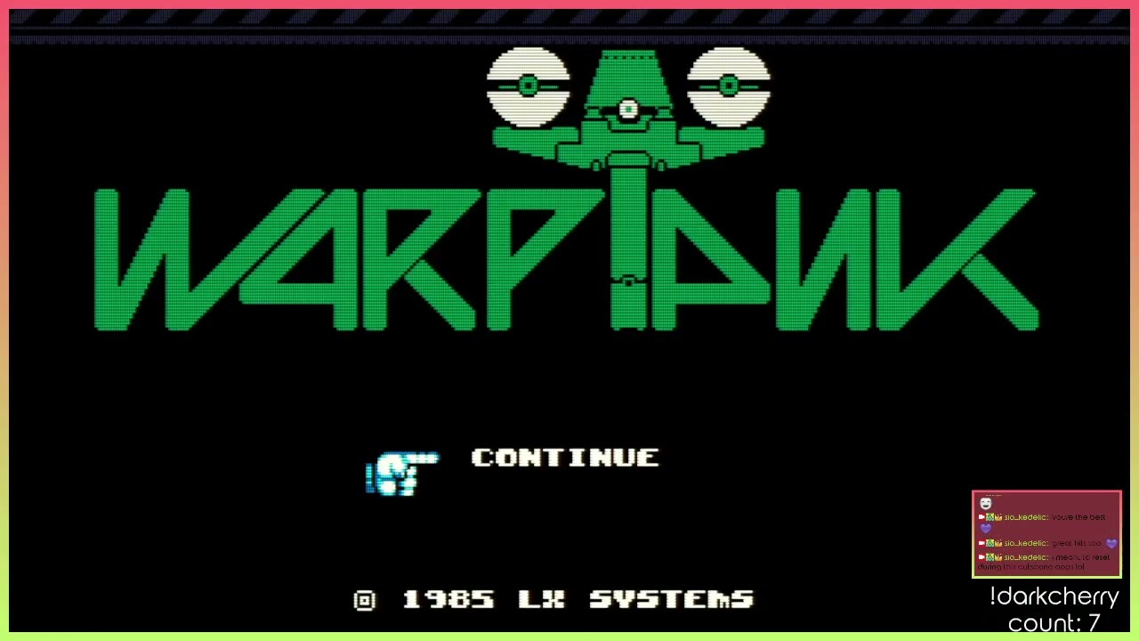 warptank cherry in 37:17.142!