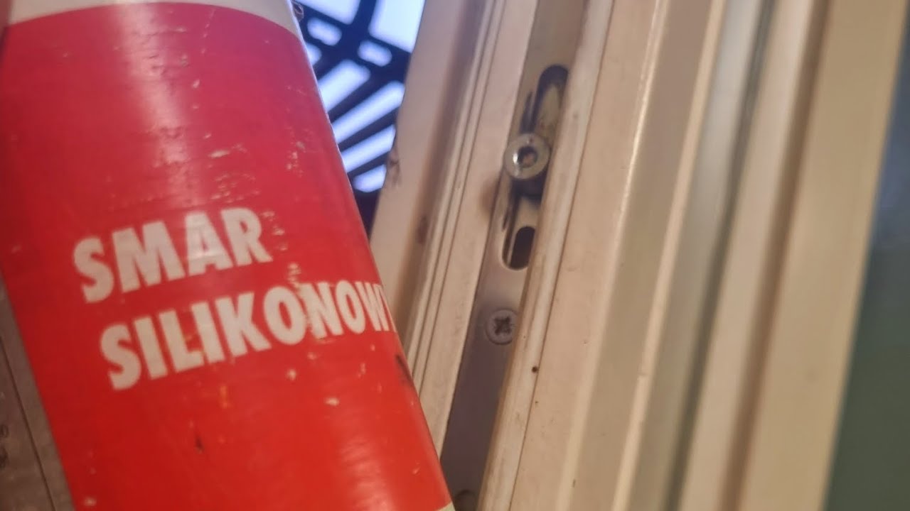 Smarowanie Okien. Klamka ciężko chodzi.