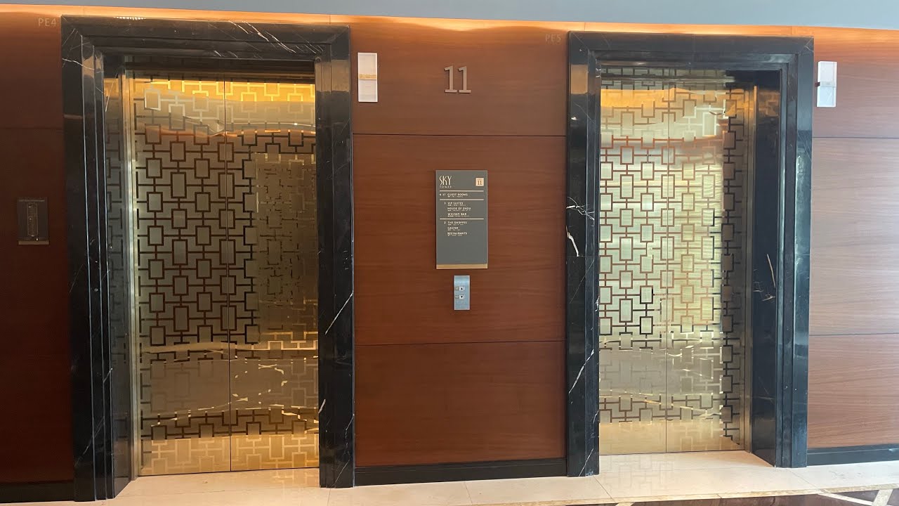 Tour of the elevators at Solaire Resort, Philippines