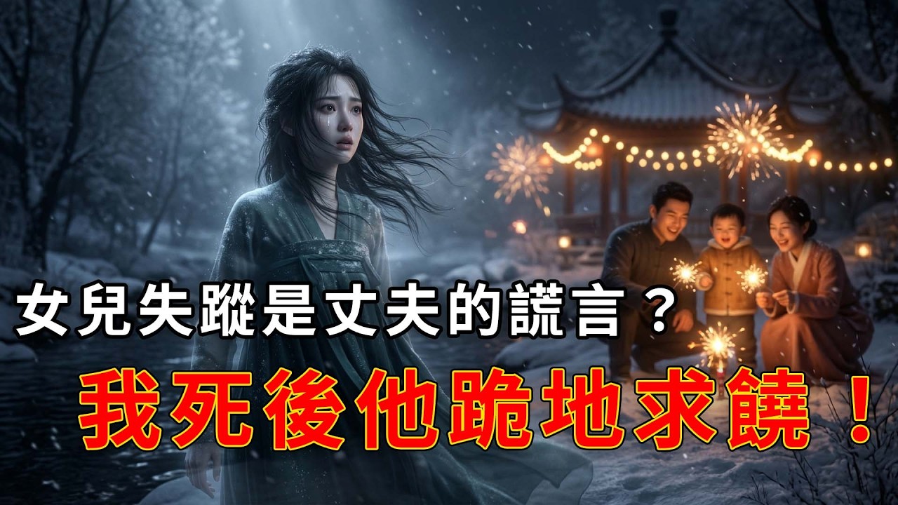 女兒失蹤三年，我跳江自盡那一刻，竟看見心碎的老公牽著初戀和我的女兒在