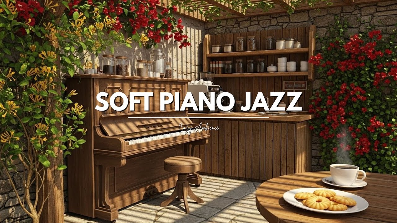Soft Piano Jazz ☕ Calm Cafe Music – Relaxing for Study, Work, Focus