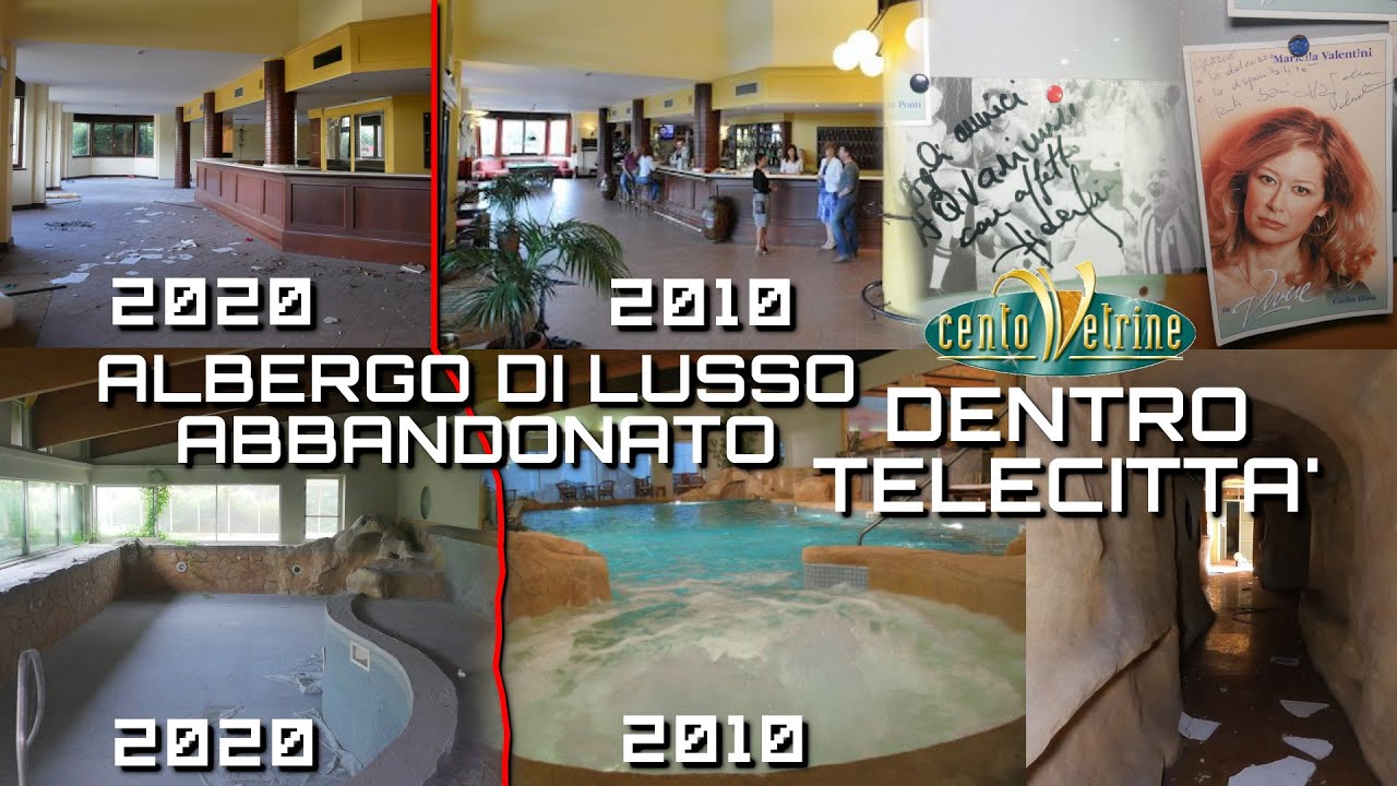 NELL'ALBERGO DI LUSSO HO TROVATO AUTOGRAFI D'ATTORI FAMOSI ED UN CENTRO BENESSERE ABBANDONATO!!