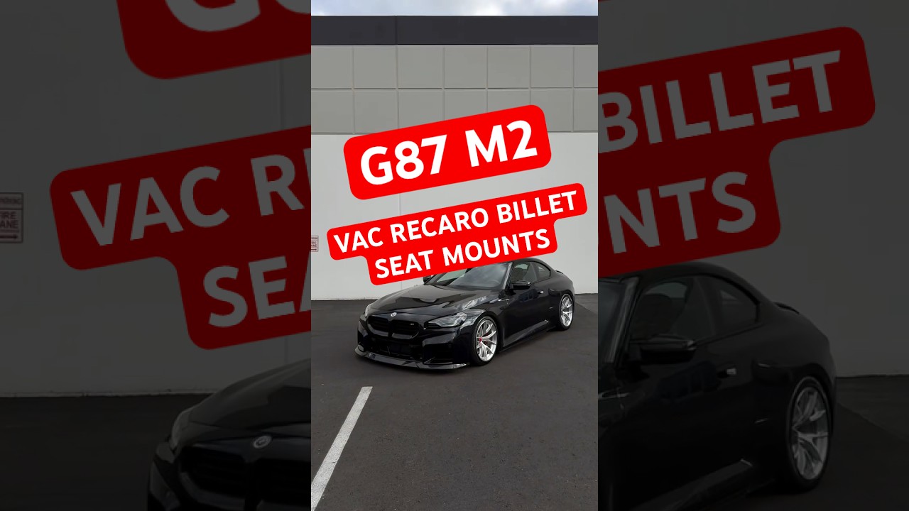 Ultimate G87 M2 Track Build | Recaro Podium Seats + VAC Motorsports Billet Seat Mounting Brackets