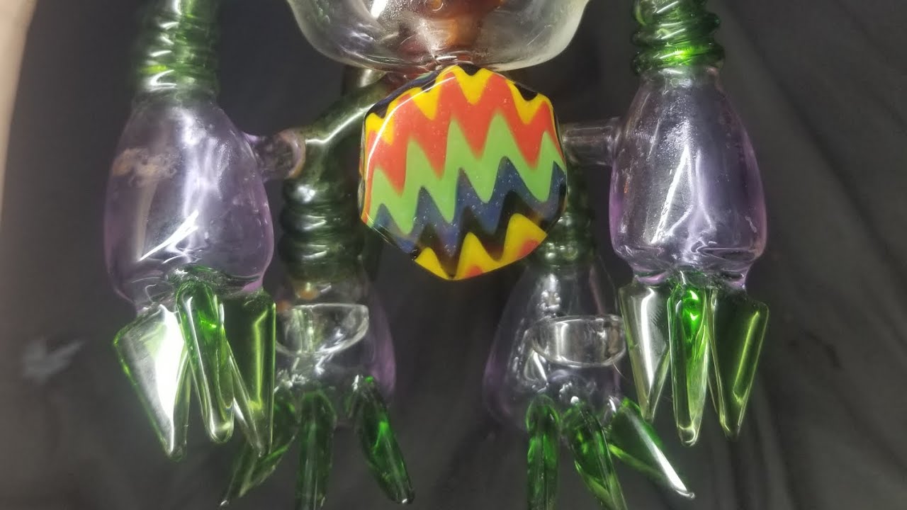 crazy heady rig PHAT RIP out the terp slurper wit purple ball and chain.(the ball and chain broke:()