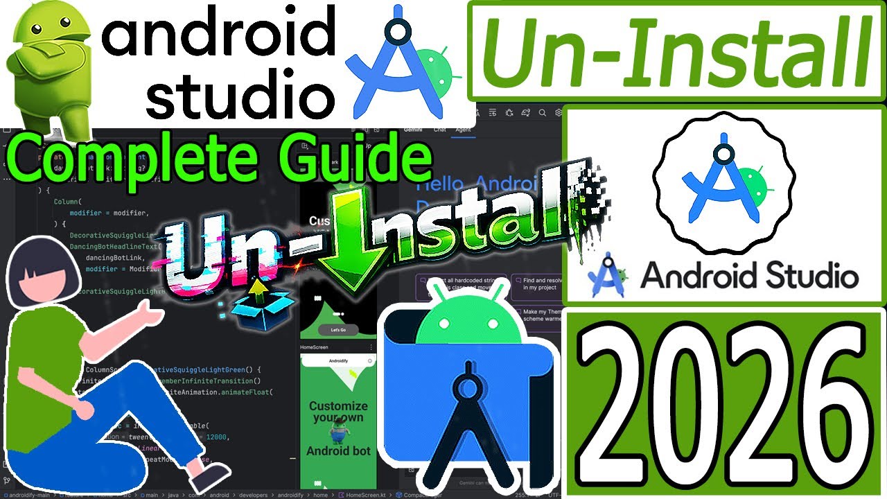 How to Uninstall Android Studio on Windows 10/11 [ 2026 Update ] Remove Android Studio Completely