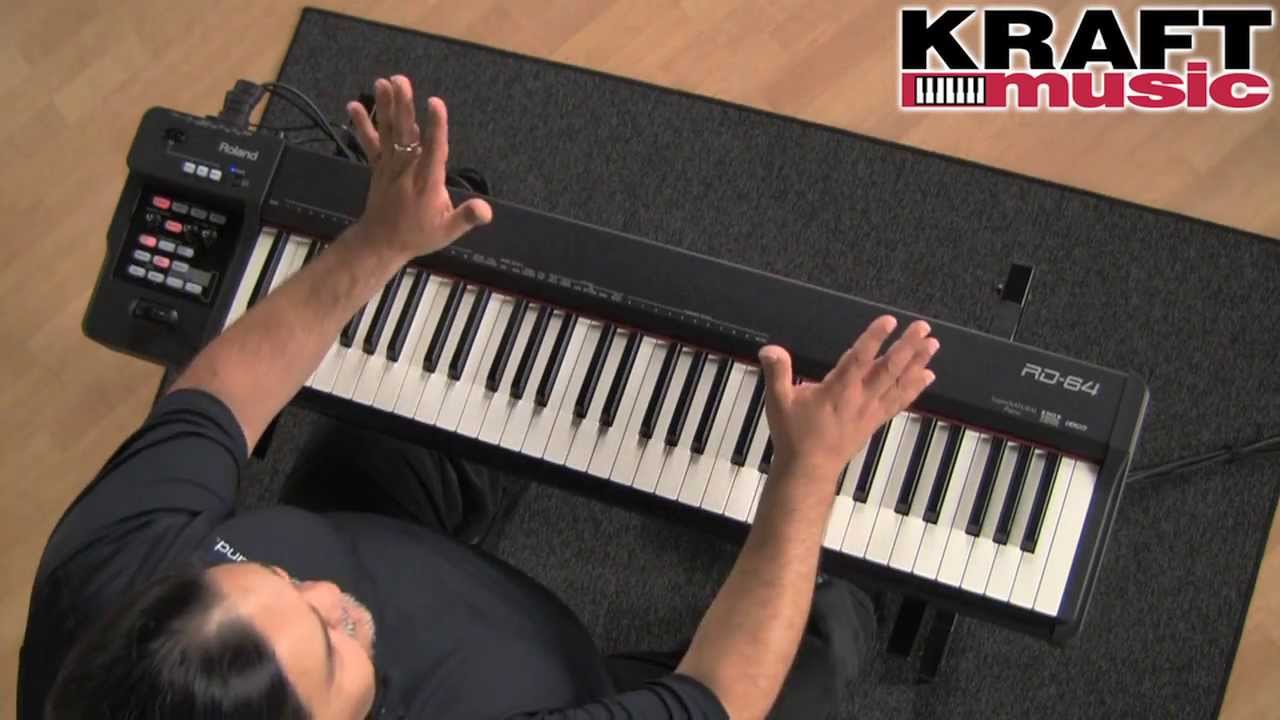 Kraft Music - Roland RD-64 Digital Piano Demo with Ed Diaz
