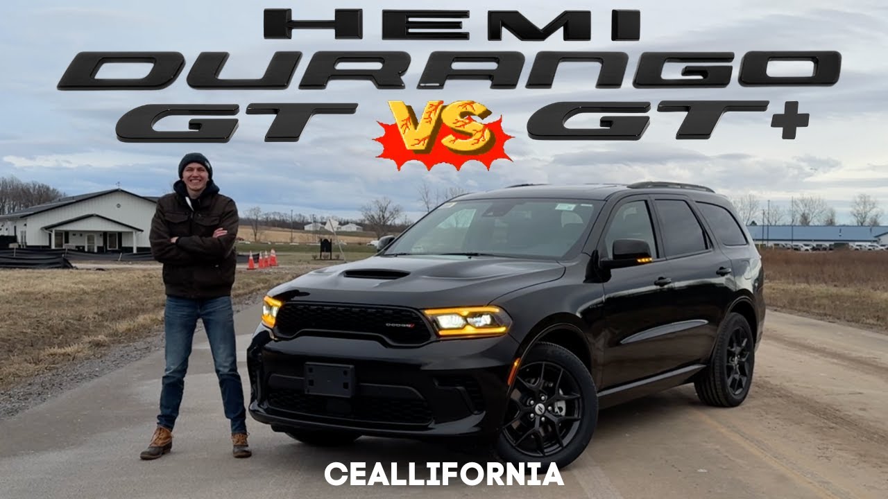 Dodge Durango GT PLUS Hemi 2026 года | Что лучше выбрать: GT или GT PLUS? Pentastar V6 или Hemi V8?